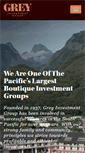 Mobile Screenshot of greyinvestmentgroup.com